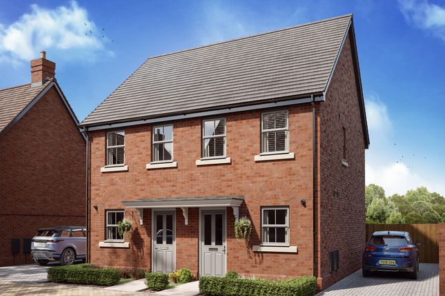 Thumbnail Semi-detached house for sale in "The Coralin" at Church Lane, Stanway, Colchester