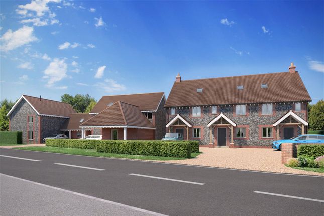 Thumbnail End terrace house for sale in The Clavering, Bernaleen Cottages, Station Road, Docking, Norfolk