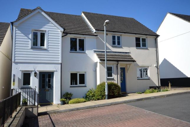Thumbnail Semi-detached house to rent in Palace Gardens, Chudleigh, Newton Abbot, Devon