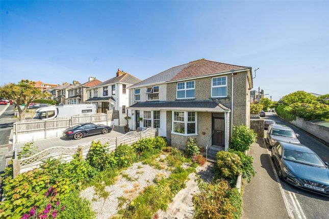 Thumbnail Semi-detached house for sale in Ulalia Road, Newquay, Cornwall