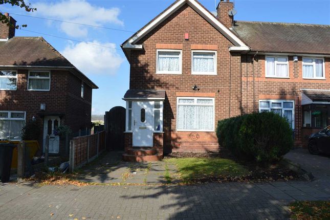 Thumbnail End terrace house to rent in Durley Road, Yardley, Birmingham