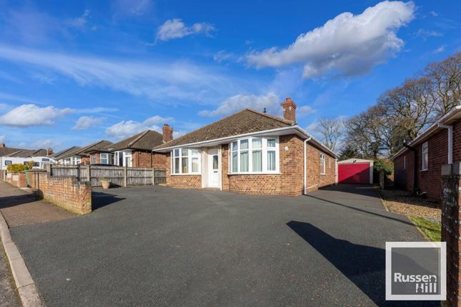 Thumbnail Detached bungalow for sale in Gurney Close, New Costessey, Norwich