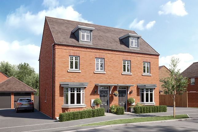 Thumbnail End terrace house for sale in "The Kennett" at The Connection, Newbury