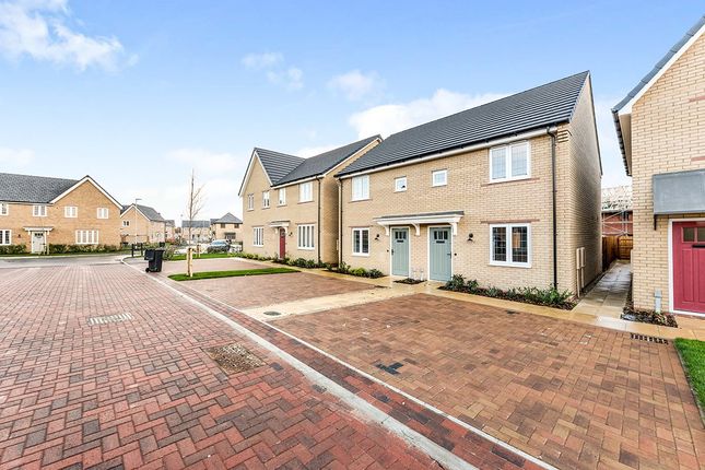 Thumbnail End terrace house for sale in 11 Small Heath Close, Little Paxton, Cambridgeshire