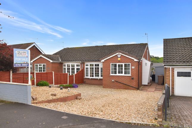 Thumbnail Semi-detached bungalow for sale in Werburgh Drive, Trentham, Stoke-On-Trent
