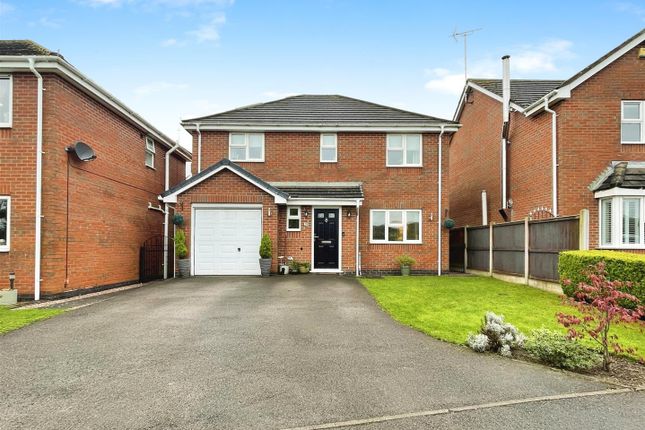 Thumbnail Detached house for sale in Glebe Gardens, Cheadle, Staffordshire