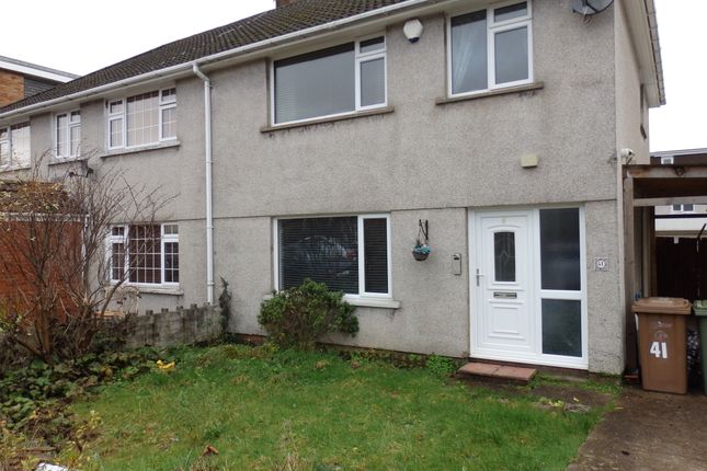 Semi-detached house for sale in Porset Drive, Caerphilly