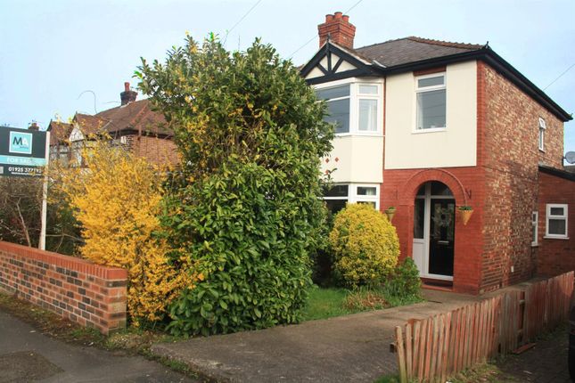 Thumbnail Semi-detached house for sale in Knutsford Road, Grappenhall, Warrington