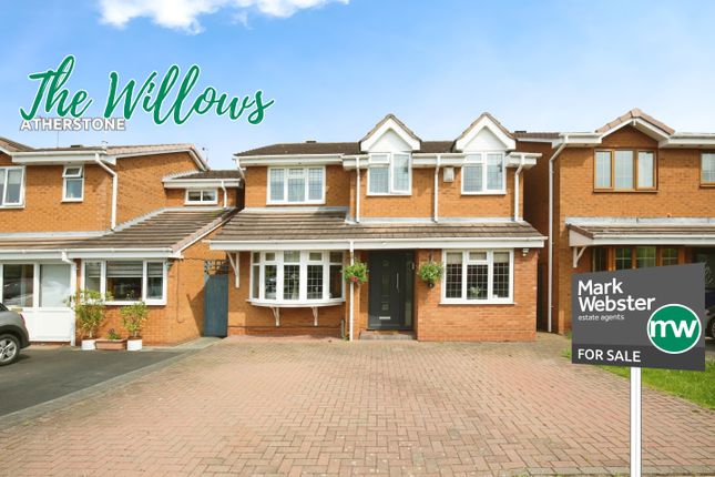 Thumbnail Detached house for sale in The Willows, Atherstone