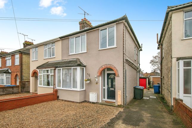 Thumbnail Semi-detached house for sale in Gloucester Road, Ipswich