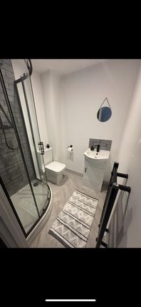 This Modern Bathroom Features A Sleek Design With ...