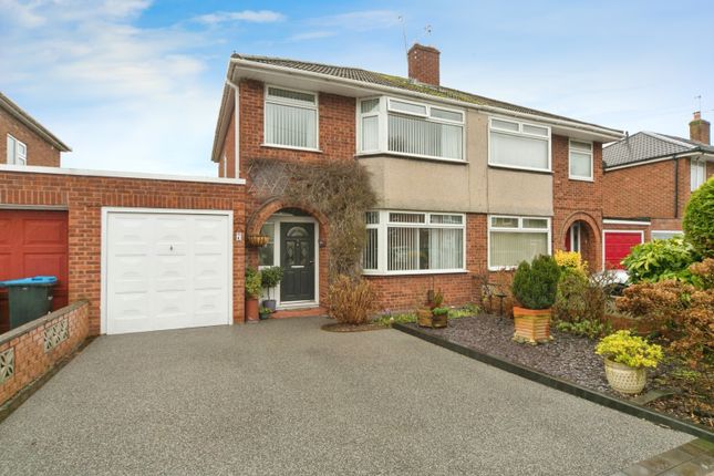 Semi-detached house for sale in Eddisbury Road, Whitby, Ellesmere Port, Cheshire