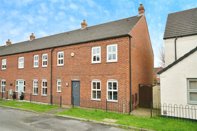 Thumbnail End terrace house for sale in Ward Close, Fradley, Lichfield, Staffordshire