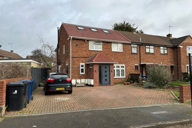 Thumbnail End terrace house for sale in Tenby Gardens, Northolt