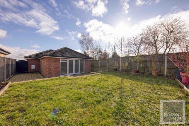 Thumbnail Detached bungalow for sale in Hill Road, New Costessey, Norwich