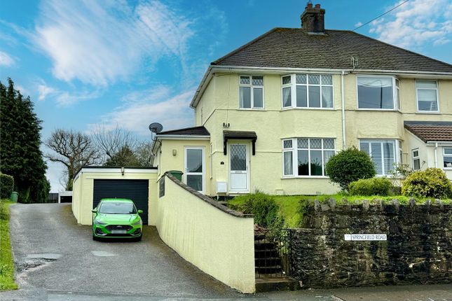 Thumbnail Semi-detached house for sale in Springfield Road, Elburton, Plymouth