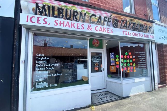 Thumbnail Restaurant/cafe for sale in Milburn Cafe &amp; Takeaway, 122 Milburn Road, Ashington
