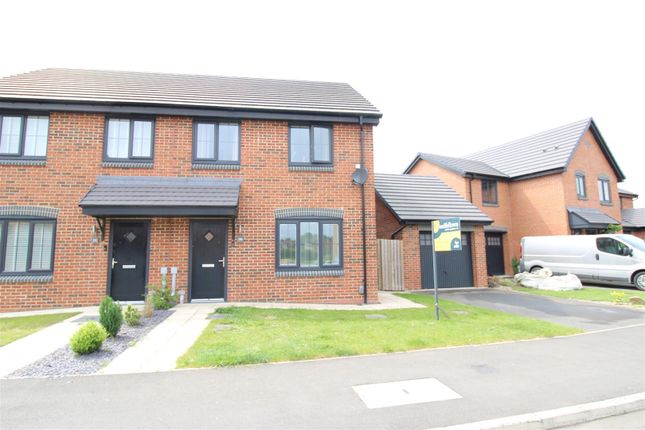 Thumbnail Semi-detached house for sale in Mallard Way, Abbey Heights, Newcastle Upon Tyne