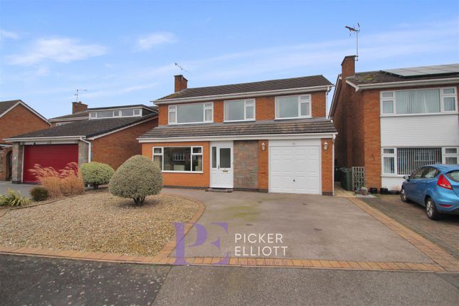 Thumbnail Detached house for sale in Howe Close, Stoney Stanton, Leicester