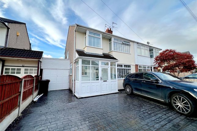 Thumbnail Semi-detached house to rent in Elwyn Drive, Liverpool, Merseyside