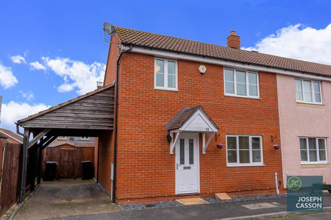 Semi-detached house for sale in Culverhay Close, Puriton, Bridgwater