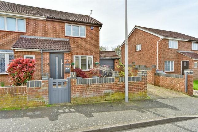Thumbnail Semi-detached house for sale in Trent Road, Lords Wood, Chatham, Kent
