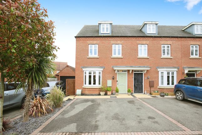 Thumbnail Town house for sale in Hilary Bevins Close, Higham-On-The-Hill, Nuneaton