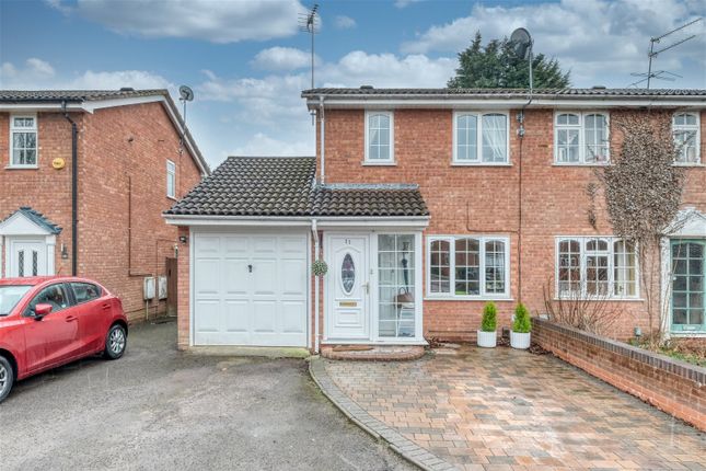 Thumbnail Semi-detached house for sale in Moorgate Close, Church Hill North, Redditch