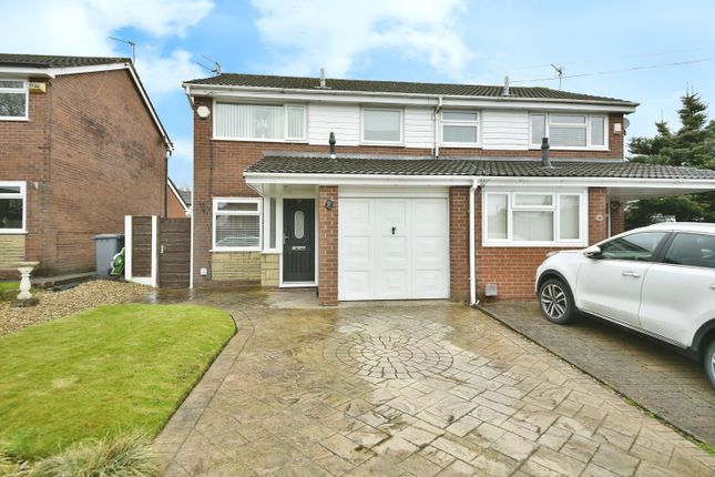 Thumbnail Semi-detached house for sale in Meadowcroft, Radcliffe, Manchester, Greater Manchester