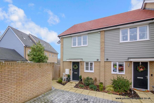 Thumbnail End terrace house to rent in Medland Mews, Chertsey