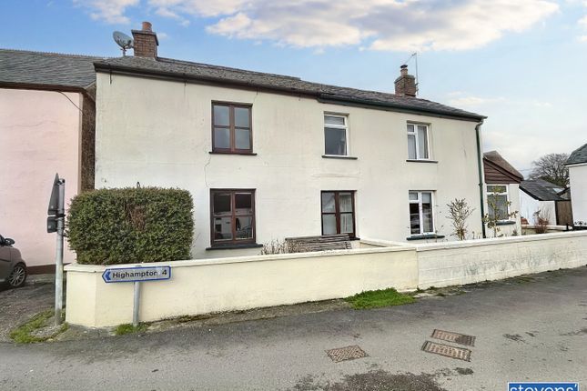 Semi-detached house for sale in Chapel Cottage The Square, Northlew, Okehampton