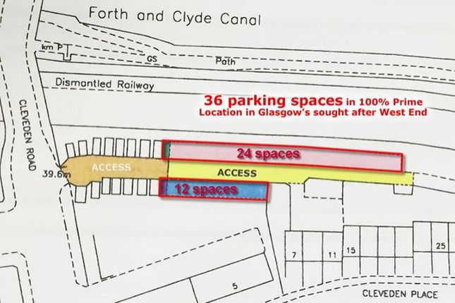 Thumbnail Land for sale in 36 Potential Car Charging Spaces, West End Glasgow G120HQ
