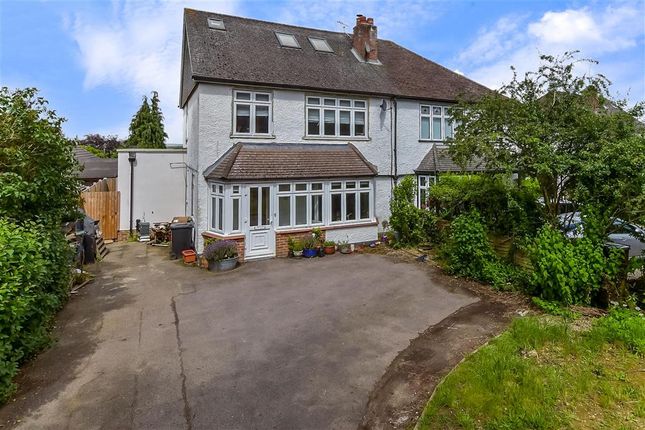 Thumbnail Semi-detached house for sale in London Road, Leybourne, West Malling, Kent