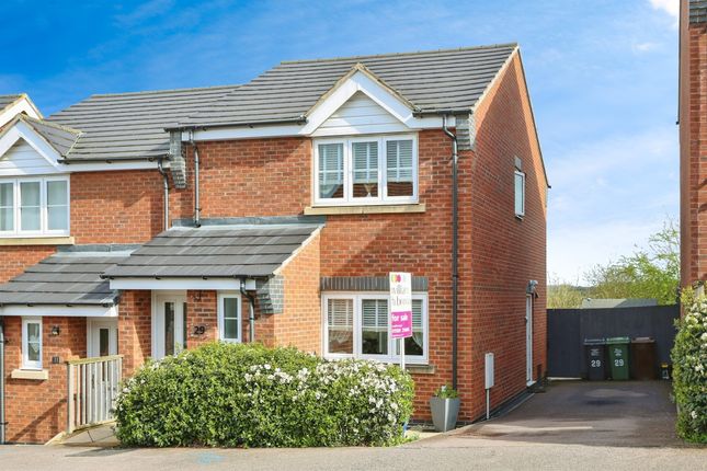 Thumbnail Semi-detached house for sale in Roy Brown Drive, Sileby, Loughborough