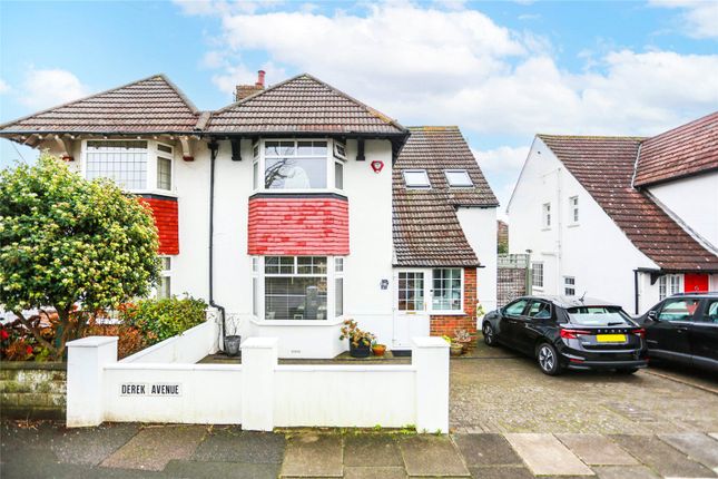 Semi-detached house for sale in Derek Avenue, Hove, East Sussex BN3