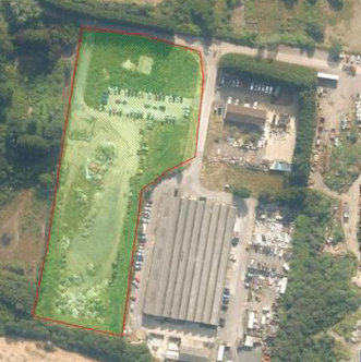 Land to let in Yard Areas, Bynea Business Park, R/O Heol Y Bwlch, Bynea, Llanelli
