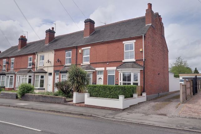 Thumbnail End terrace house for sale in Hednesford Road, Cannock, Staffordshire