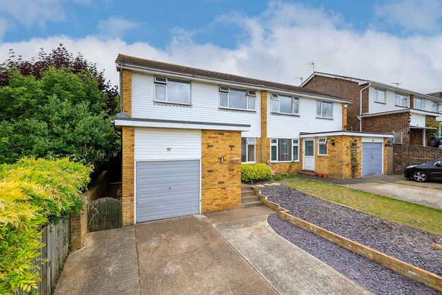 Semi-detached house for sale in Valley Drive, Seaford