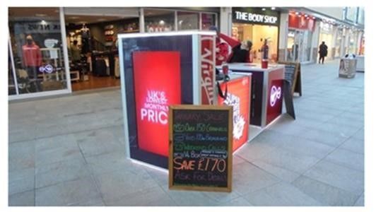 Retail premises to let in Mall Kiosk, Ropewalk Shopping Centre, Nuneaton