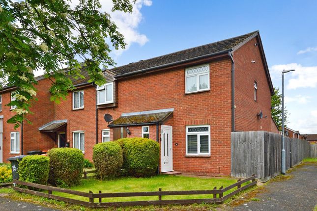 Thumbnail End terrace house for sale in Turner Close, Houghton Regis, Dunstable, Bedfordshire