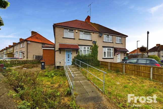 Thumbnail Semi-detached house for sale in Percival Road, Feltham, Hounslow