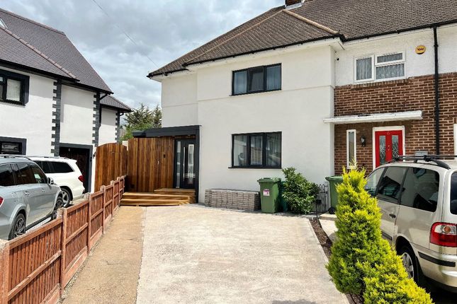 Thumbnail End terrace house for sale in Wordsworth Close, Romford