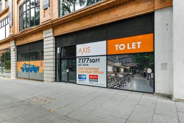 Retail premises to let in Unit 3 The Axis, Upper Parliament Street, Nottingham