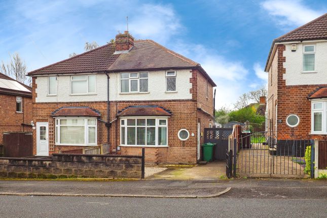 Semi-detached house for sale in Plantation Road, Wollaton, Nottinghamshire