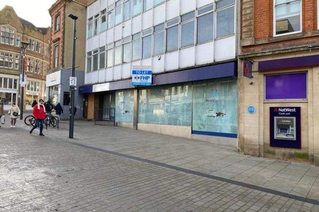 Retail premises to let in St. Peters Street, Derby