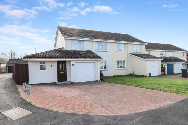 Thumbnail Semi-detached house for sale in Howards Close, South Molton, Devon