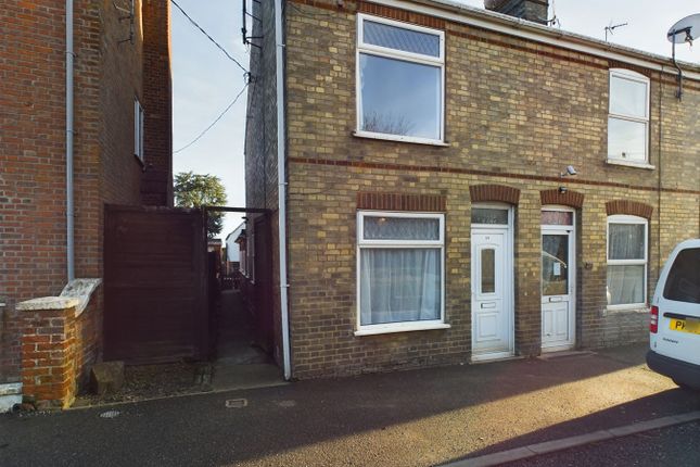 Thumbnail End terrace house for sale in Wisbech Road, Outwell, Wisbech