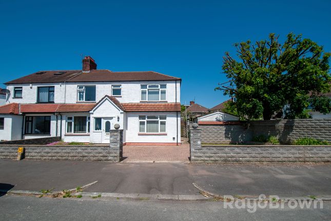 Thumbnail Semi-detached house for sale in Heol Gabriel, Whitchurch, Cardiff