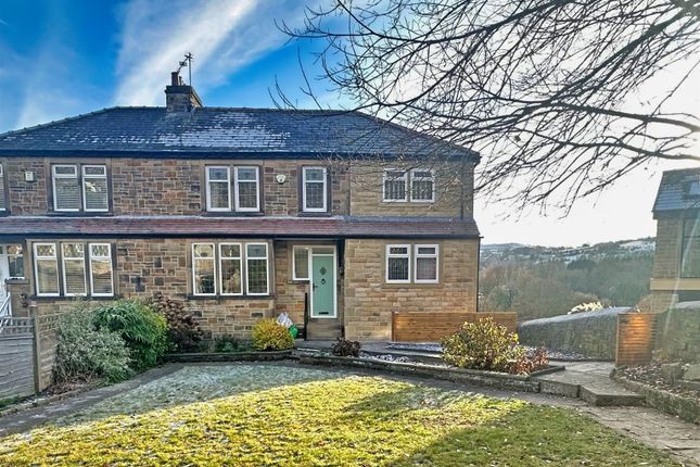 Thumbnail Semi-detached house for sale in Saddleworth Road, Greetland, Halifax