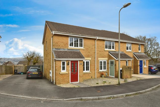 Thumbnail End terrace house for sale in Cyfarthfa Rise, Heolgerrig, Merthyr Tydfil